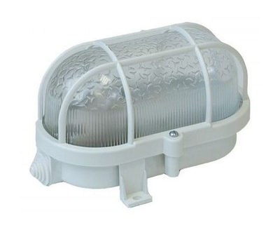 Светильник потолочный настенный НБП 01-60-002 со стеклом, 60Вт, IP53, У3, Е27, белый