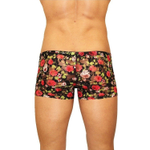 Мужские трусы-боксеры из сетки с яркими розами Rose Boxer