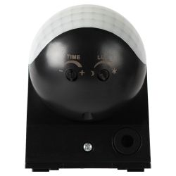 Датчик движения ЭРА MD 011 настенный инфракрасный 1200 Вт угол 180° IP44 черный