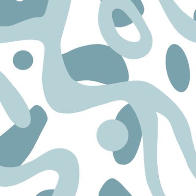 голубые волны на белом 2