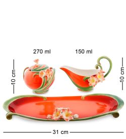 Pavone FM-35/ 2 Набор сахарница и молочник «Кливия»