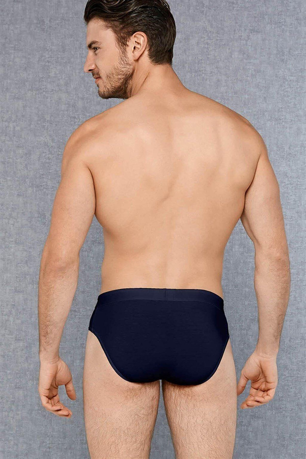 Набор из 3 трусов-брифов Doreanse Basic Cotton: темно-серые, бордовые, темно-синие (Размер: L) (Цвет: разноцветный)