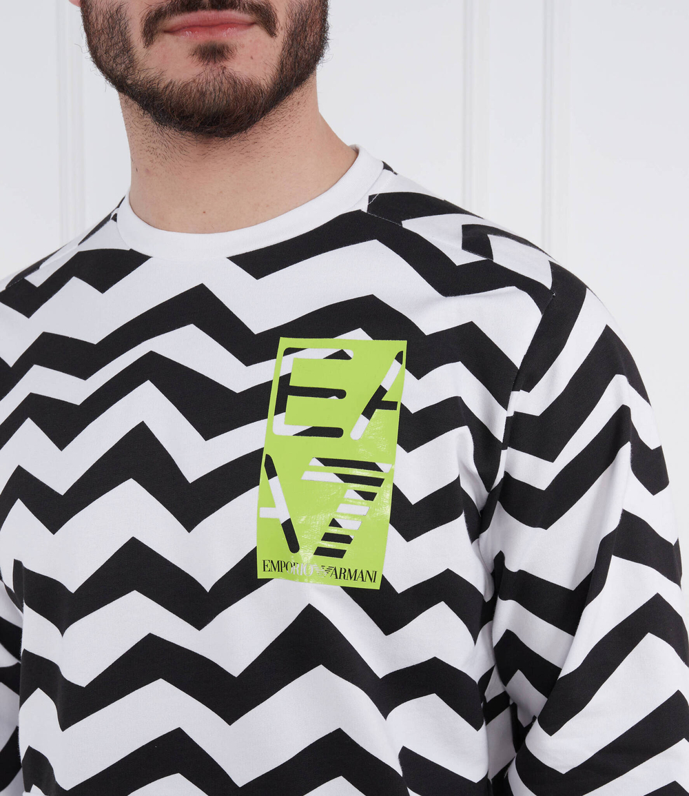 Худи EA7 - белый(3RPM54 PJ05Z)