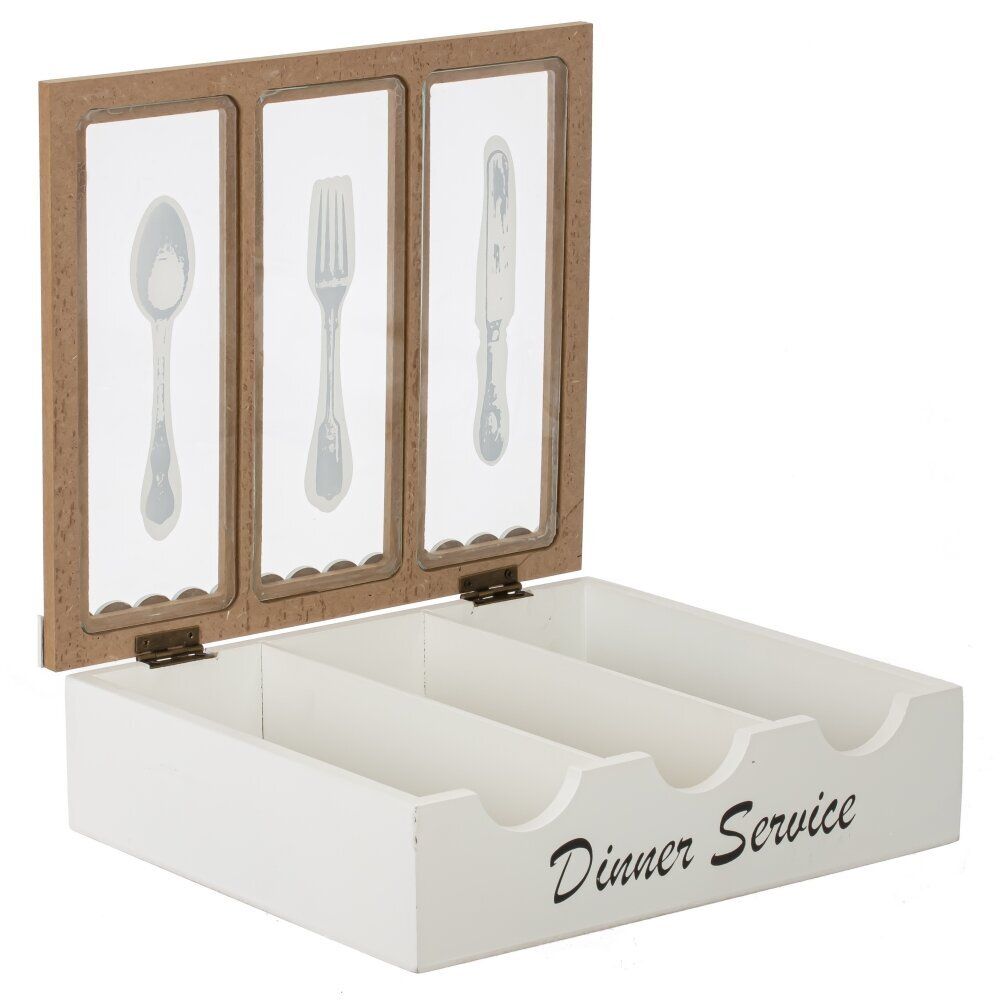 GAEM Шкатулка для столовых приборов, L26 W23 H7,5 см