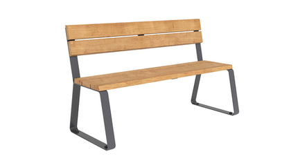 Скамья со спинкой SK00058