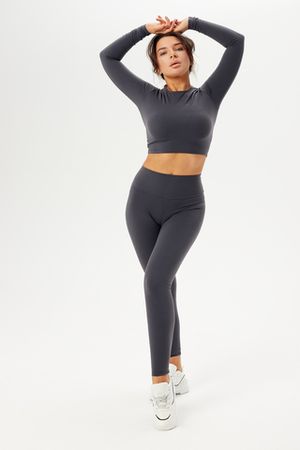 Легинсы с высокой талией