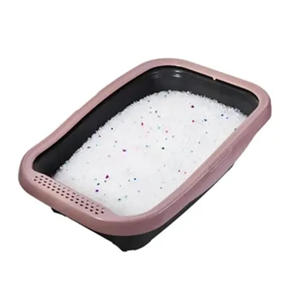 Силикагелевый наполнитель Чистое дело "Мультицвет" для кошачьего туалета