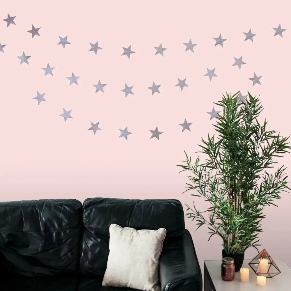 Растяжка «Звездное небо» 4 м, серебро