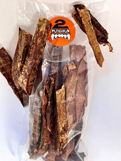 2 клыка Говяжье легкое Полоски 100 гр