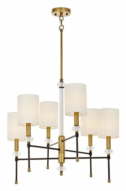 Люстра на штанге LUMINA DECO RODEZIO LDP 1229-6-NF MD