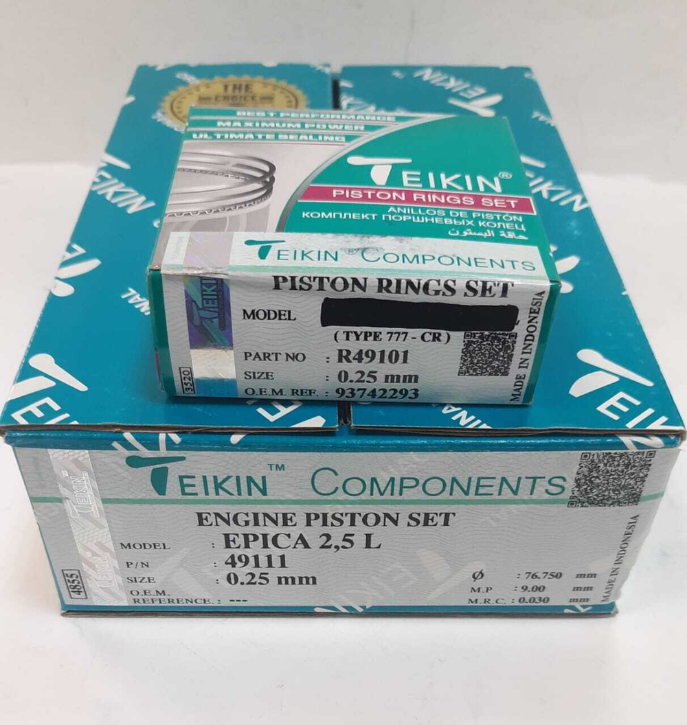 Поршни с кольцами +0.25 X25D1 Teikin