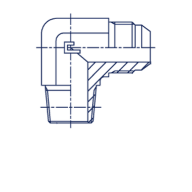 Штуцер FC90 JIC 1.1/16 - NPTF 1/2