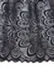 03-257 Кружево эластичное 17 см, павлин, черный