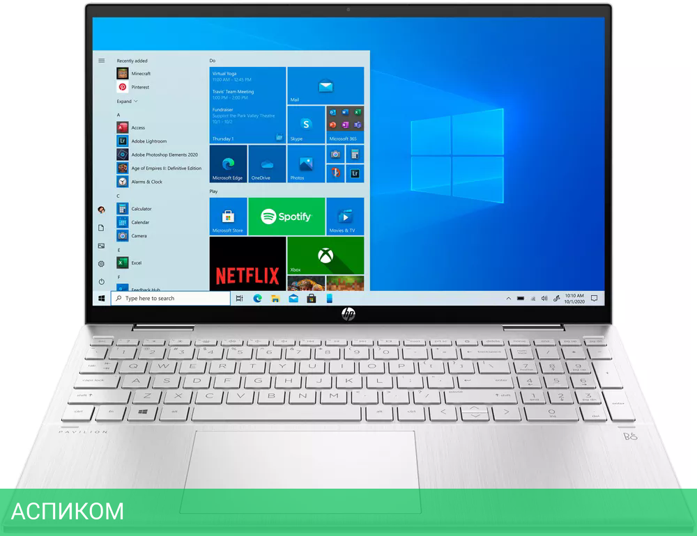 Ноутбук-трансформер HP Pavilion x360 15-er1010ci 6L9X6EA