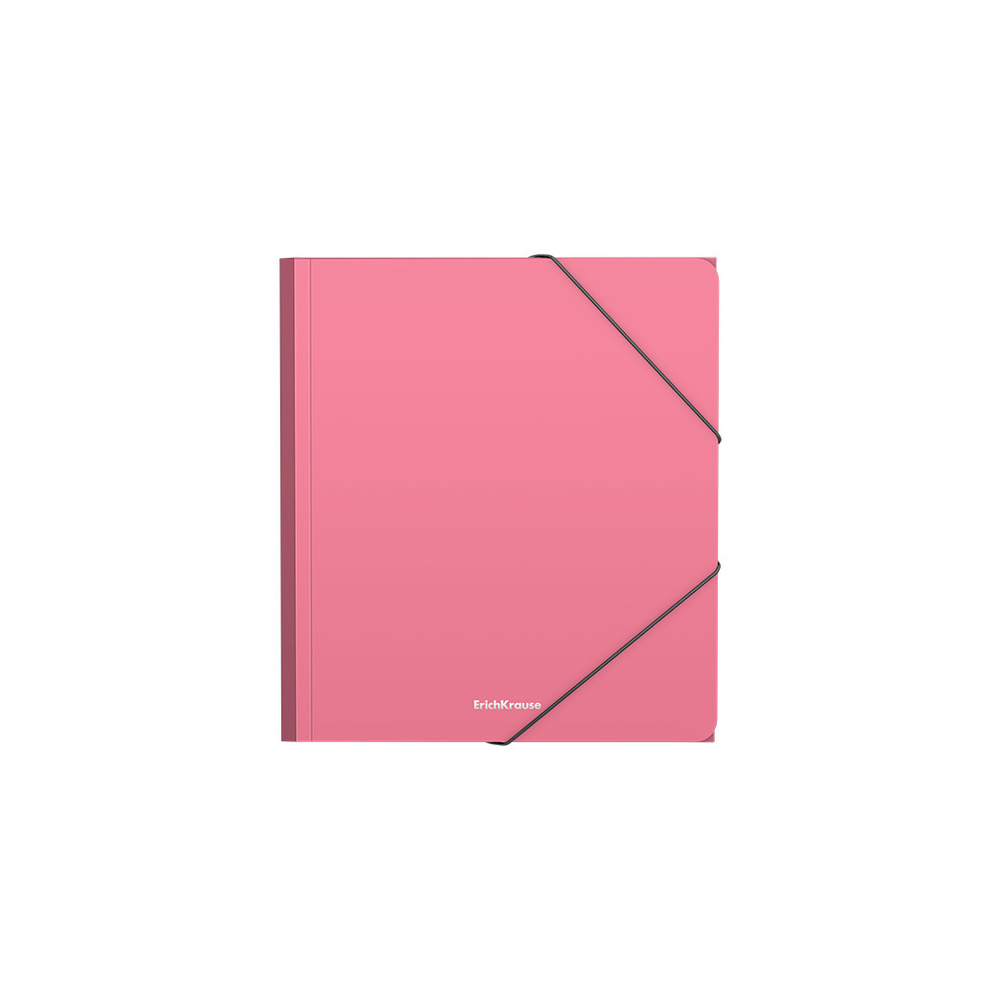 Папка для тетрадей на резинках пластиковая ErichKrause Diagonal Pastel 50401