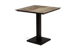 "Каффе" стол из HPL квадратный 70х70см, цвет "винтаж"