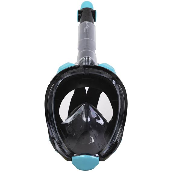 Маска полнолицевая Marlin Travel черный/бирюзовый/черный