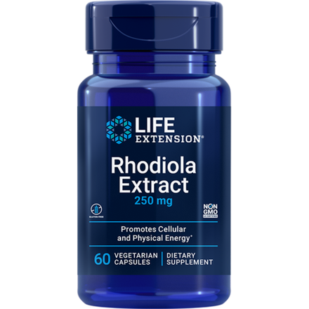 Rhodiola Extract 250 mg, 60 капсул Life Extension