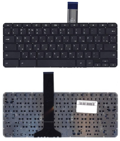 Клавиатура для ноутбука HP Chromebook 11 G2 G3 G4 11-2000 11-2100 черная
