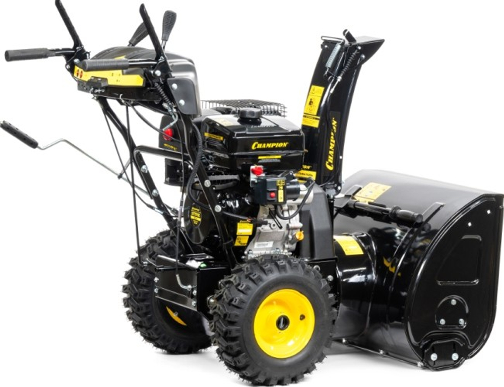 Снегоуборщик бензиновый выброс 15 м с электрозапуском CHAMPION ST1170E