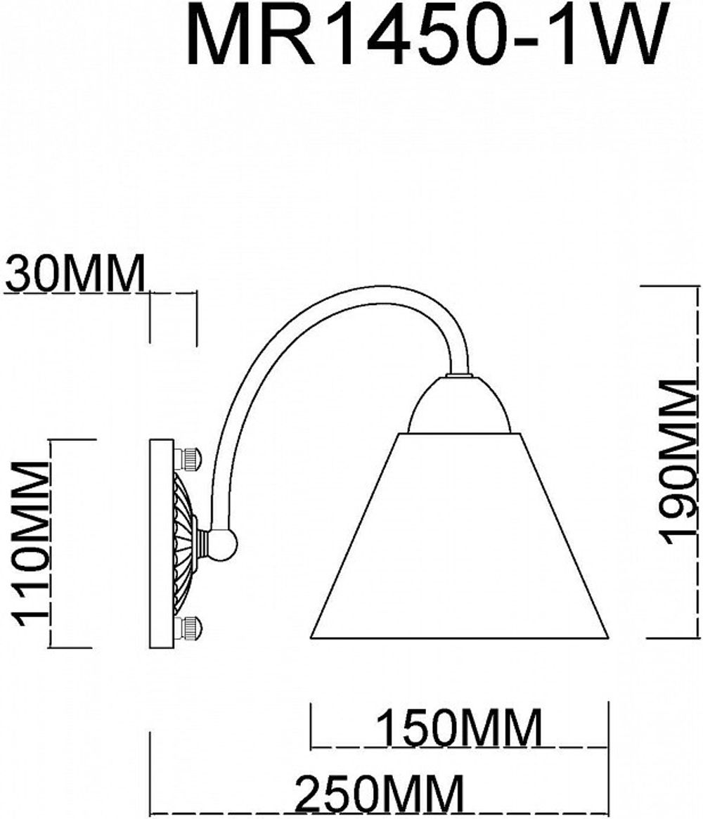 Бра MyFar Anna MR1450-1W