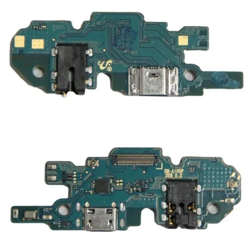 Шлейф для Samsung Galaxy A10 (SM-A105F) плата системный разъем/разъем гарнитуры/микрофон