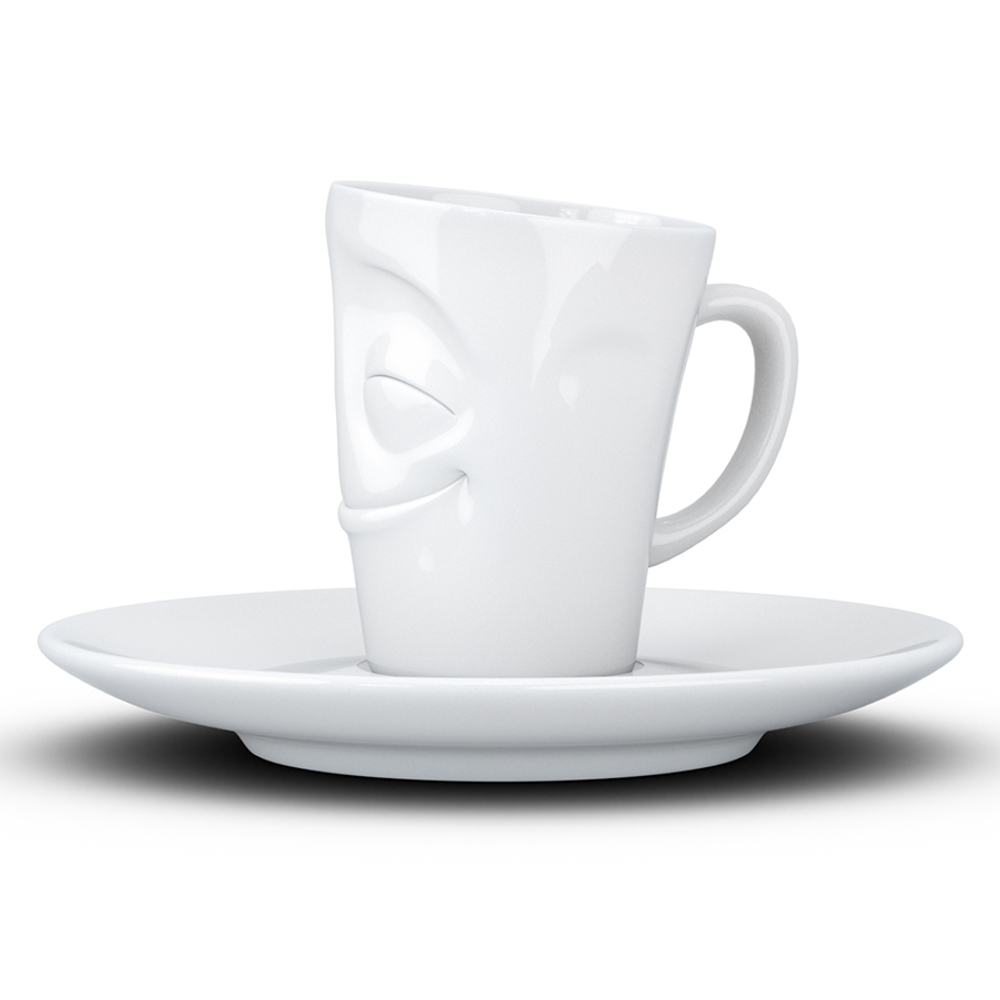 Кофейная чашка с блюдцем 80мл Tassen Cheery белая