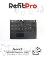 Верхняя панель с клавиатурой (топкейс) для ноутбука Lenovo Legion Y530-15ICH 81FV раскладка - русская, с подсветкой, чёрный (5CB0R40181)+, оригинал