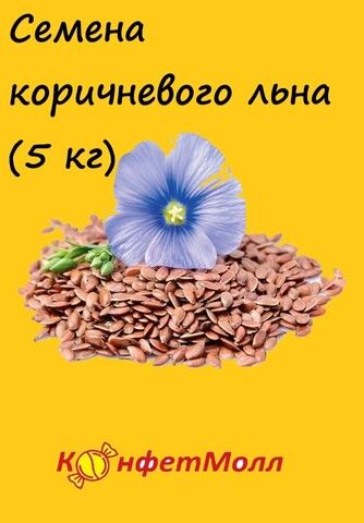 Семена коричневого льна (5 кг)