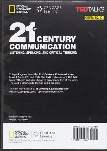 21st Century Communication 4: Listening, Speaking and Critical Thinking CD-ROM (DVD / Audio) !ДИСК!