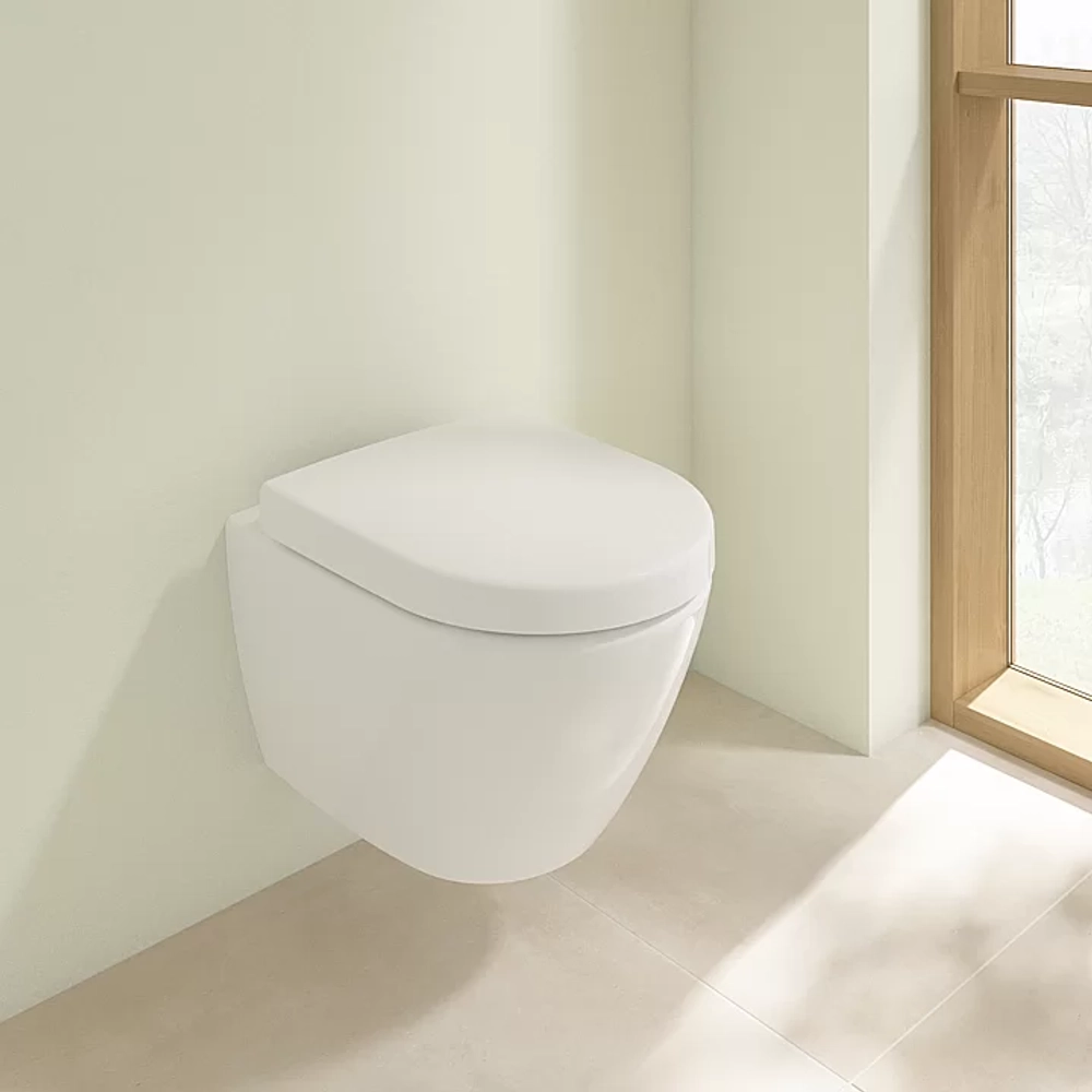 Унитаз подвесной Villeroy&Boch Subway 2.0 5606R0R1 альпийский белый, безободковый