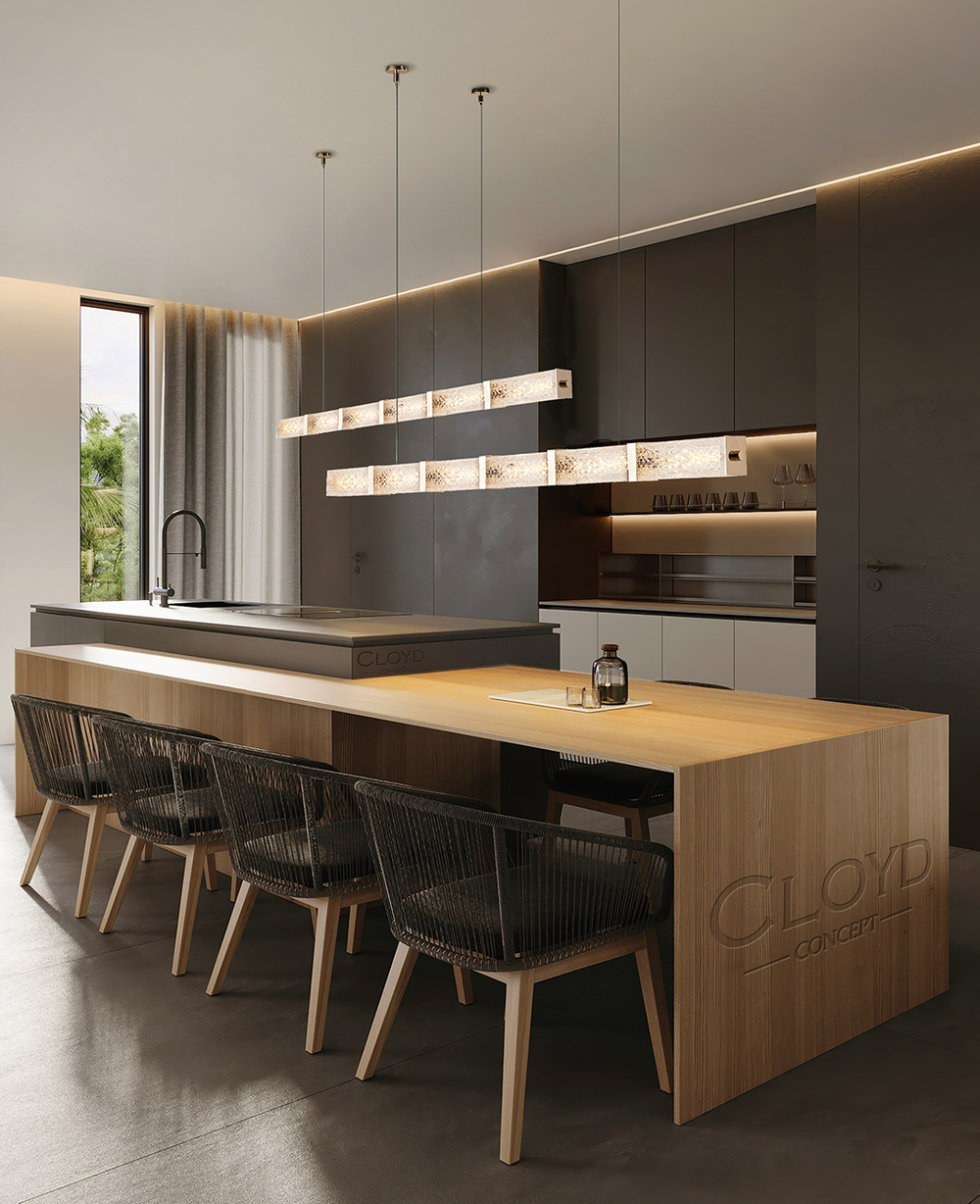 Подвесной светильник Cloyd PROMENADE P1 / шир. 110 см - золото (арт.11527)