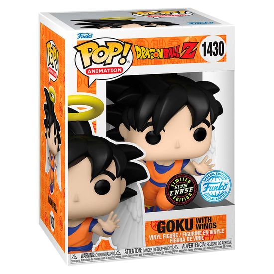 Фигурка Funko POP! Animation Dragon Ball Z Goku with Wings (GW) Chase (Exc) (1430)) / Фигурка Фанко ПОП! по мотивам аниме "Dragon Ball Z", Сон Гоку (ЧЕЙЗ)