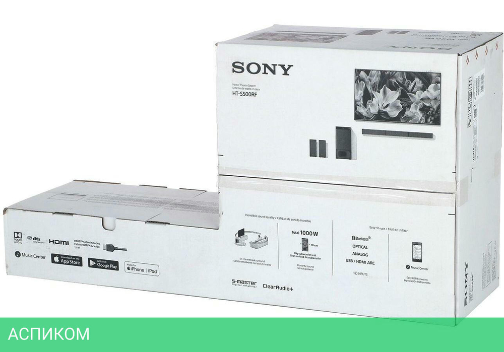 Саундбар Sony HT-S500RF черный