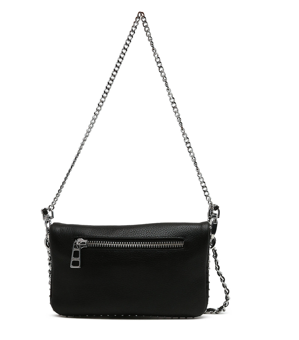 Кожаная сумка-мессенджер ROCK Zadig&Voltaire - черный(LWBA00006)