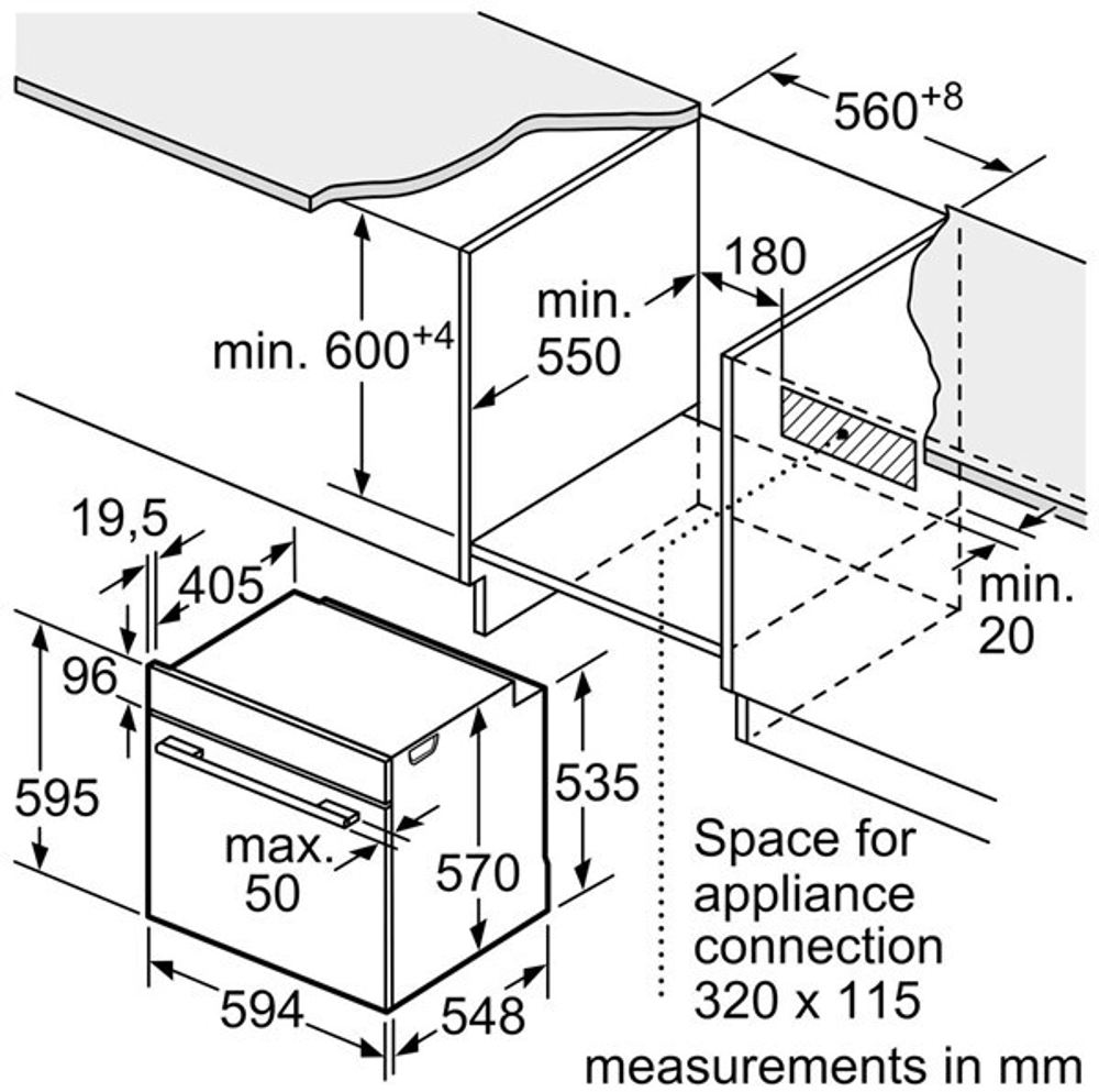 Духовой шкаф Bosch HBA578BB0