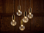 Подвесной дизайнерский светильник Crystal Bulb by Lee Broom (18 подвесов)