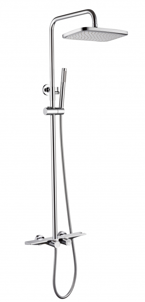 Душевая система с термостатом Grocenberg GB7038CR Хром