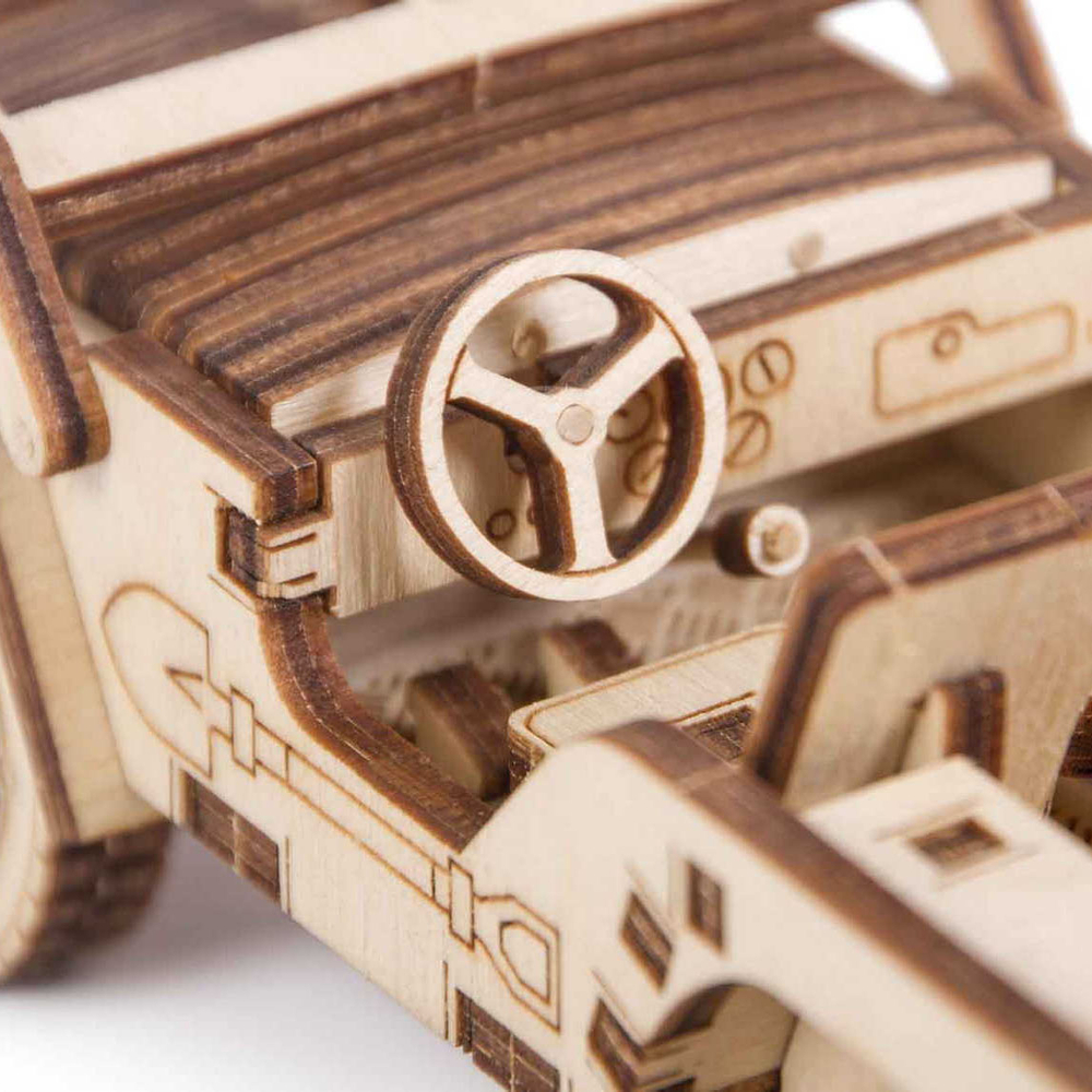 Деревянный конструктор Джип 4х4 (Wood Trick)