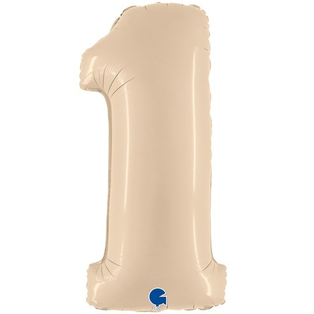 Г ЦИФРА 1 40" Сатин Крем