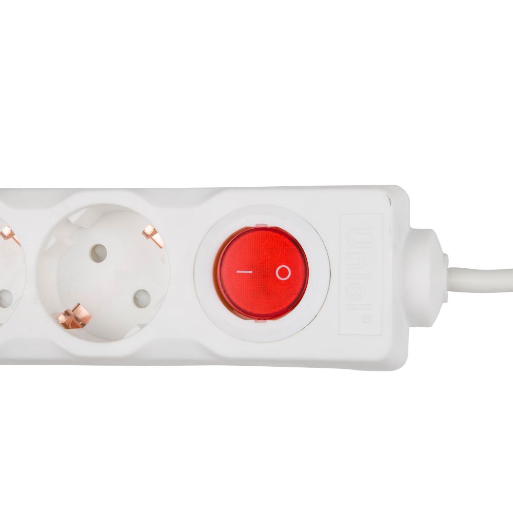 S-GCD3-3B Удлинитель Uniel серии Стандарт. с-з. 3 гн.. шнур 3 м. выкл.