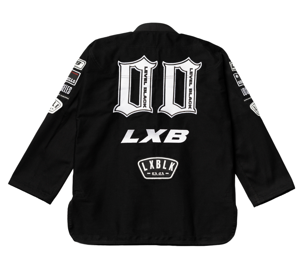 Кимоно Level x Black SPEED KILLS чёрное