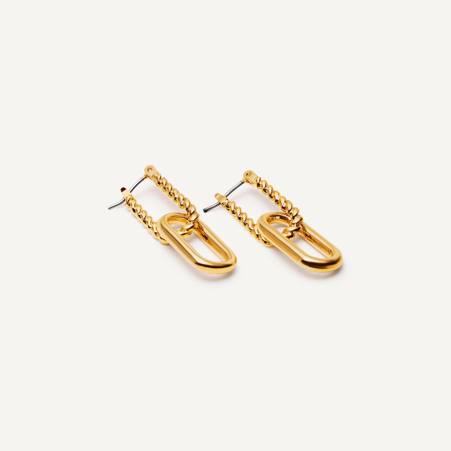 Серьги Entwined Bonds Earrings – Gold