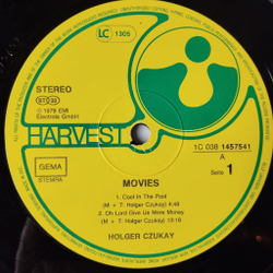 Винтажная виниловая пластинка LP Holger Czukay From Can Movies (Germany 1980)