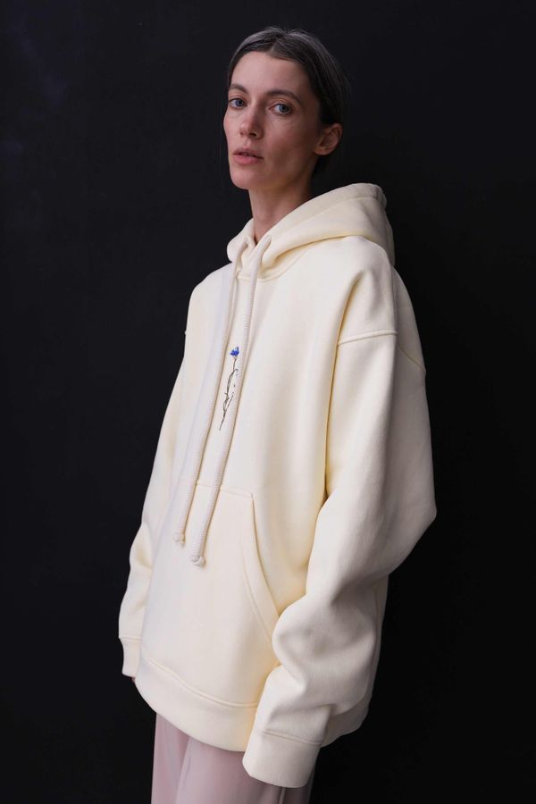 Худи Warm Василек Экрю - фото 11