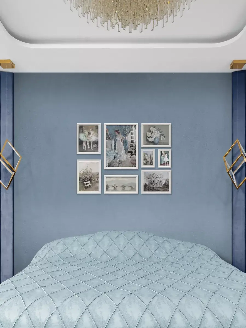 Картины на стену интерьерные на холсте 8 шт