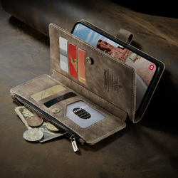 Многофункциональный чехол-кошелек CaseMe 3 in 1 Matte Wallet для Samsung Galaxy S25 FE