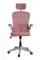 Кресло офисное Gramber С09 Сетка розовая/Ткань розовая/Белый