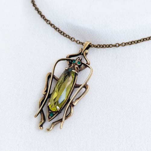 "Торвальд" подвеска бронзовом покрытии из коллекции "Модерн" от Jenavi с замком карабин