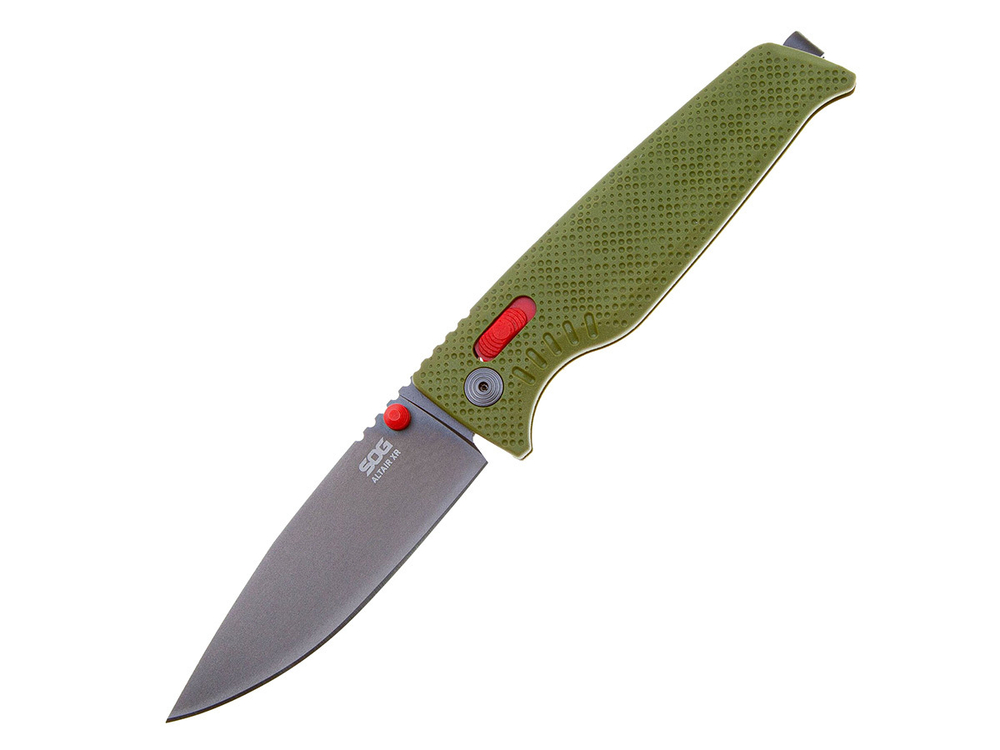 Нож складной SOG Altair XR Field Green, сталь Cryo 154CM, рукоять GRN, 54г